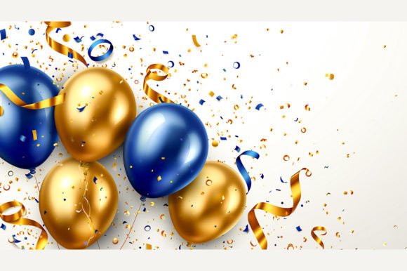 Download Holiday Background with Balloons - Holiday background Collection