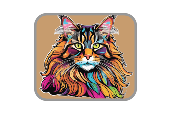 Download Maine Coon Cat AI Generated Vector - Premium Resources