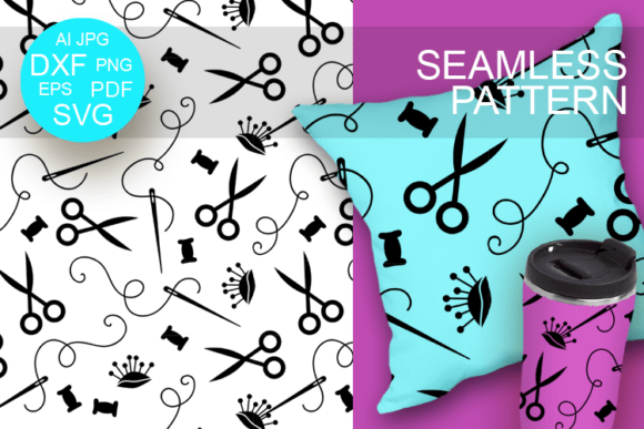 Download Seamless Background Pattern Sewing Room - Seamless background Collection