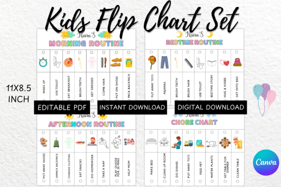 Download Kids Flip Routine Chart Placement - Placement Collection