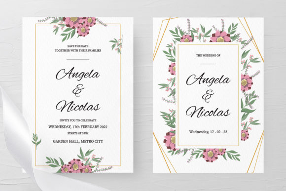 Download Wedding Invitation Floral Frame - Invitation floral frame Collection