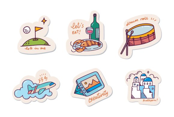 Download Cute Digital Sticker Set - Digital sticker Collection