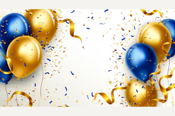 Download Holiday Background with Balloons - Holiday background Collection